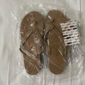 ❌Sold❌ Rainbow Sandals 301ALTSN, Leather, Single Layer, Size M 6.5-7.5, Sand